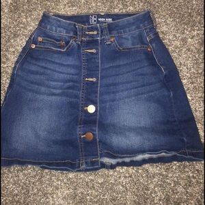 New no boundaries denim skirt